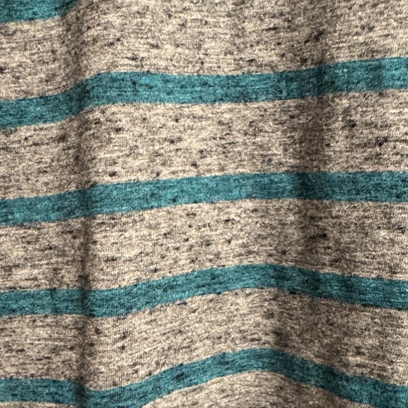 American Eagle Gray and Teal Men's Shirt - Picture 3 of 3